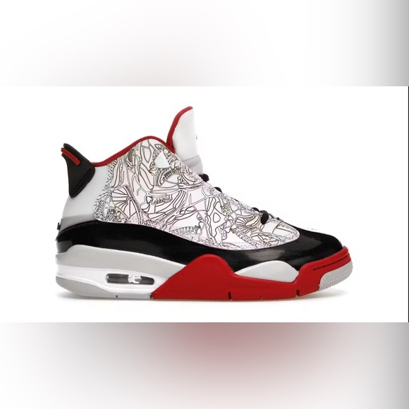 Jordan Kids Sneakers - Red, Black, White - Picture 1 of 15